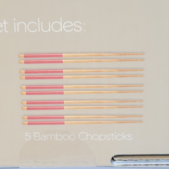 🆕️ Bamboo Sushi 12 Piece Set With Sauce Dishes - NIB - Picture 4 of 9